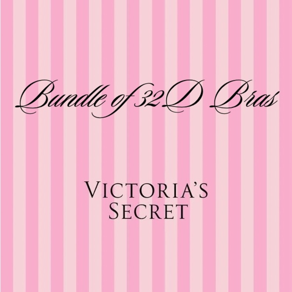 Victorias Secret 32D Bra Bundle of 6